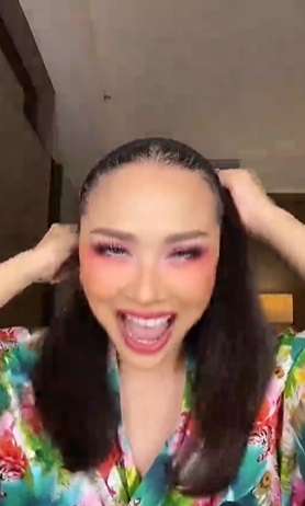 Momen Detik-detik Titi DJ Buka Wig, Ternyata Begini Potret Rambut Aslinya!