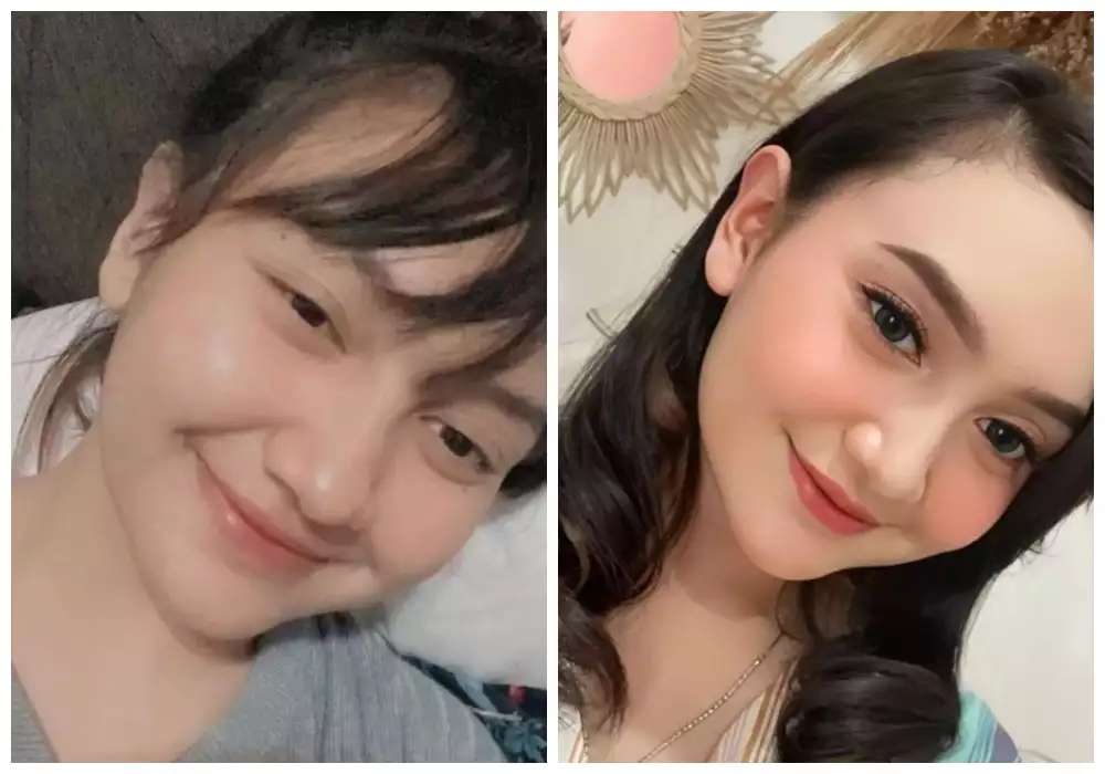 8 Potret Biduan Koplo Pakai VS Tanpa Makeup, Happy Asmara Beda Banget, Netizen Pangling!