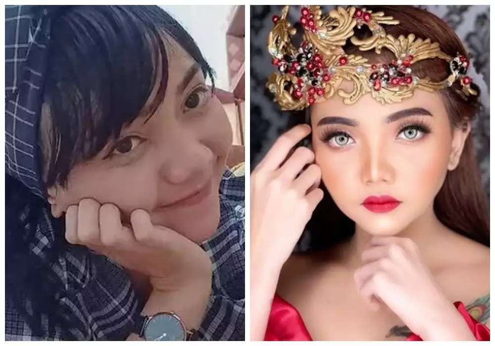 8 Potret Biduan Koplo Pakai VS Tanpa Makeup, Happy Asmara Beda Banget, Netizen Pangling!
