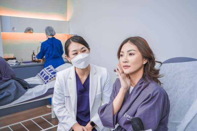 Potret Sarwendah Jalani Treatmen Seperti Kim Kardashian