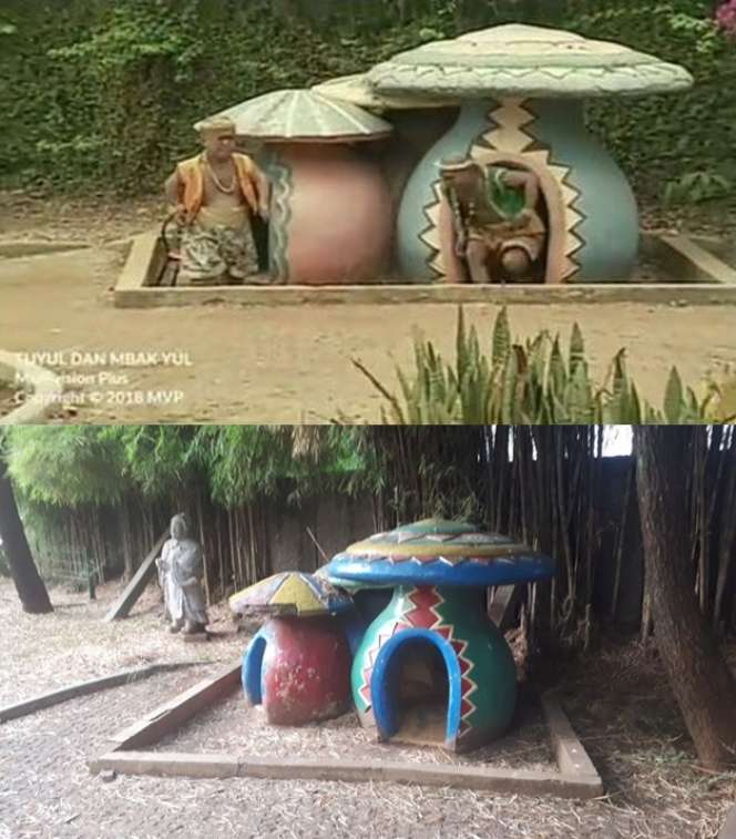 10 Potret Lokasi Bekas Syuting `Tuyul & Mbak Yul`, 25 Tahun Berlalu Taman Jamur Masih Utuh, Kini Banyak Monyet