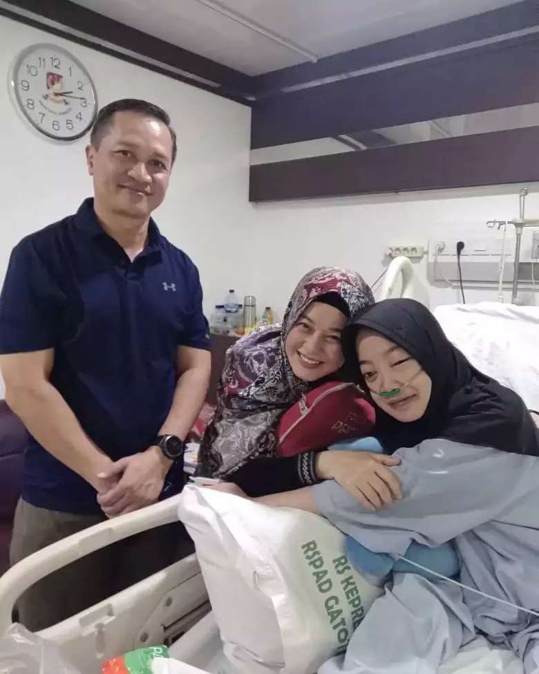 10 Potret Sedih TNI Rizka Nurjanah Sebelum Meninggal Gegara Tumor Otak, Kondisinya