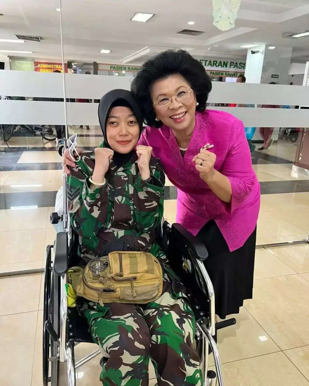 10 Potret Sedih TNI Rizka Nurjanah Sebelum Meninggal Gegara Tumor Otak, Kondisinya