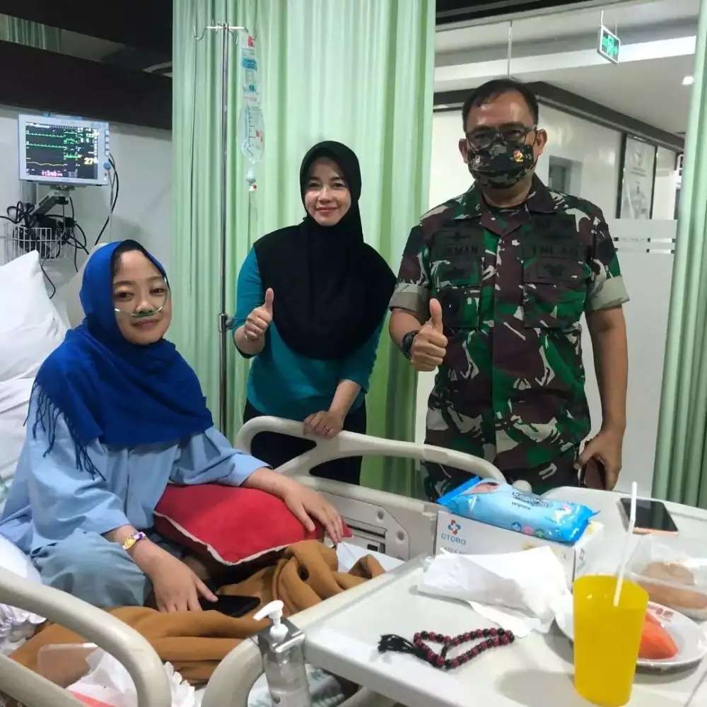 10 Potret Sedih TNI Rizka Nurjanah Sebelum Meninggal Gegara Tumor Otak, Kondisinya