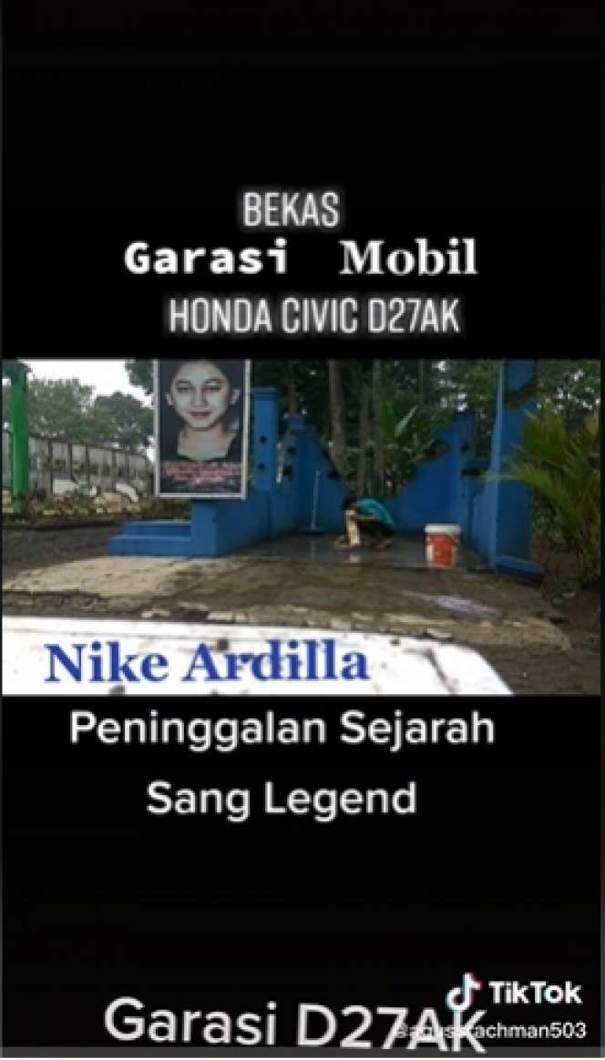 8 Potret Kondisi Terkini Garasi Mobil Nike Ardilla Pasca Kecelakaan Maut, Berada di Dekat Makamnya!
