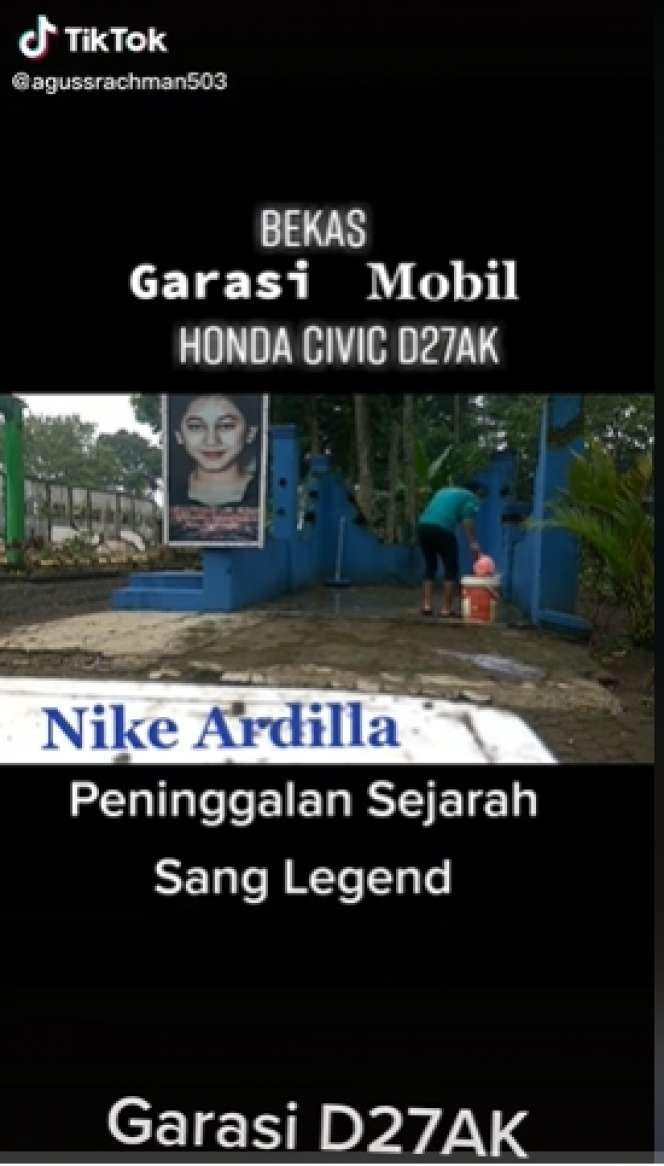 8 Potret Kondisi Terkini Garasi Mobil Nike Ardilla Pasca Kecelakaan Maut, Berada di Dekat Makamnya!
