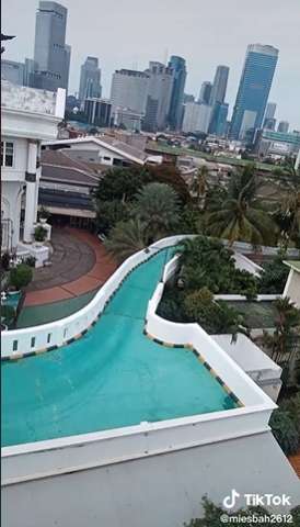 Viral Penampakan Jalan Aspal di Lantai 2 Rumah Sultan, Ternyata Jalur Mobil Golf, Lihat 8 Potretnya