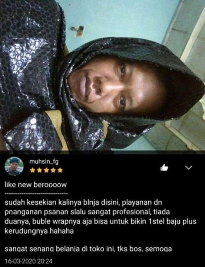 10 Potret Kocak Bapak-bapak Review Barang Online Shop, Endingnya Bikin Ngakak!