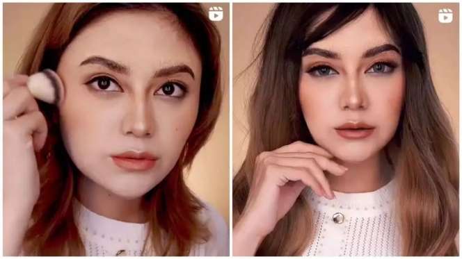 Potret Riasan Wanita yang Viral Tiru Wajah Artis, Mirip Banget!