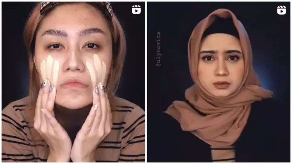 Potret Riasan Wanita yang Viral Tiru Wajah Artis, Mirip Banget!