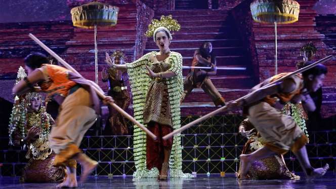 FOTO: Pagelaran Sabang Merauke Sajikan Kekayaan Budaya Indonesia 