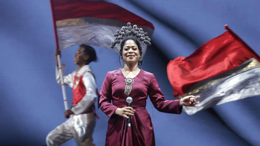 FOTO: Pagelaran Sabang Merauke Sajikan Kekayaan Budaya Indonesia 