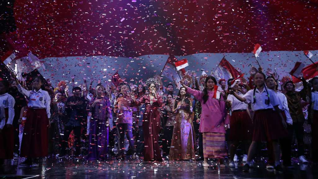 FOTO: Pagelaran Sabang Merauke Sajikan Kekayaan Budaya Indonesia 