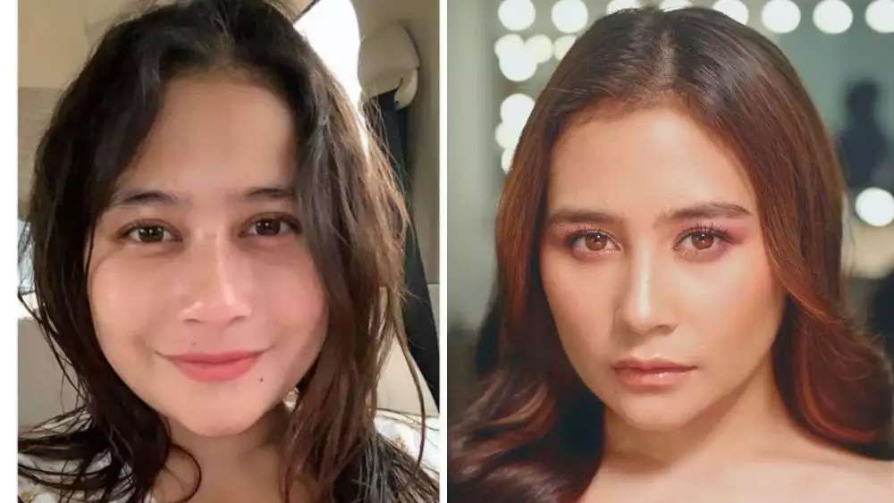 8 Potret Prilly Latuconsina Pakai Vs Tanpa Makeup, Cantik dan Imut Bak Boneka Porselen!