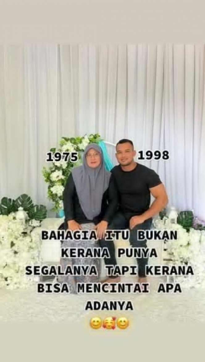 Viral Ibu-Ibu Nikahi Pria Sebaya Anaknya, Beda Usia 23 Tahun, Lihat 7 Potretnya Bikin Syok! 
