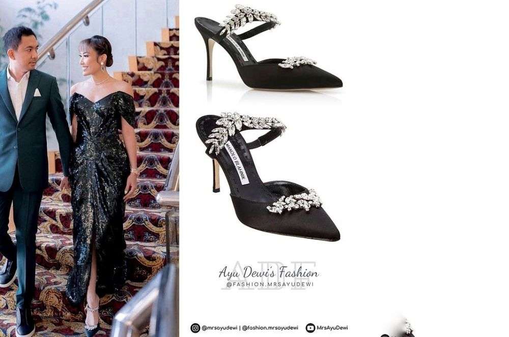 Potret Koleksi High Heels Ayu Dewi yang Super Mahal