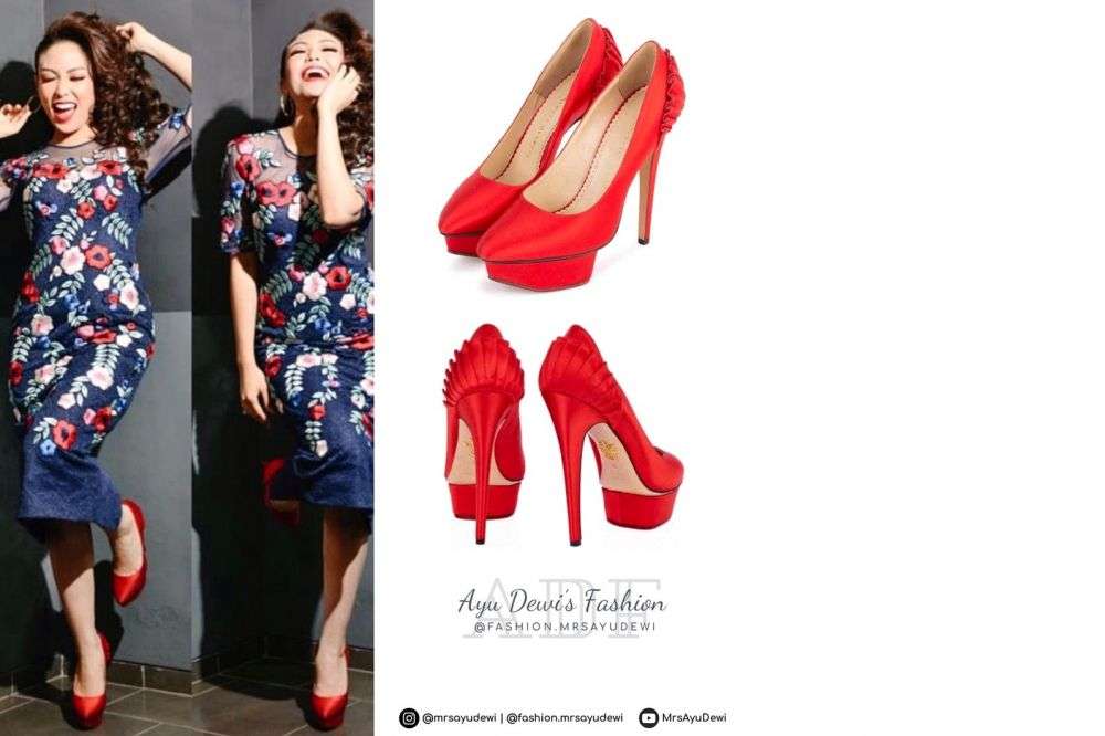 Potret Koleksi High Heels Ayu Dewi yang Super Mahal