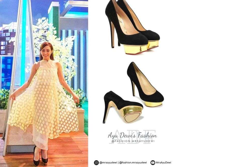 Potret Koleksi High Heels Ayu Dewi yang Super Mahal