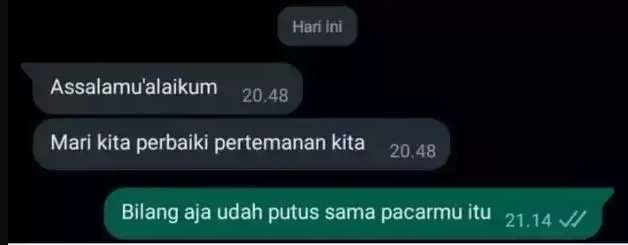 10 Chat WhatsApp Mantan Ajak Balikan, Endingnya Bikin Ngelus Dada!