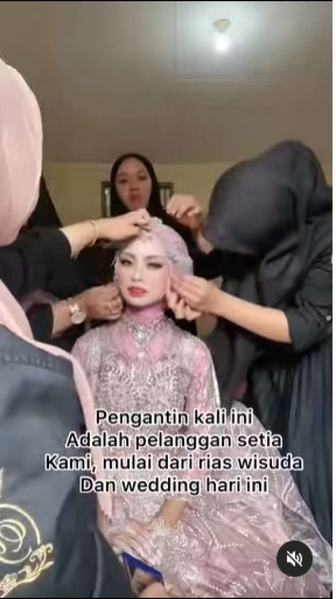 Viral Potret Pengantin Beratnya Hanya 33 Kg, MUA Bantu Agar Tampil Berisi, Hasilnya Bikin Pangling!