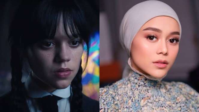 Adu Gaya Lesti Kejora VS Jenna Ortega Pemeran `Wednesday` yang Disebut Mirip, Bak Pinang Dibelah Dua?