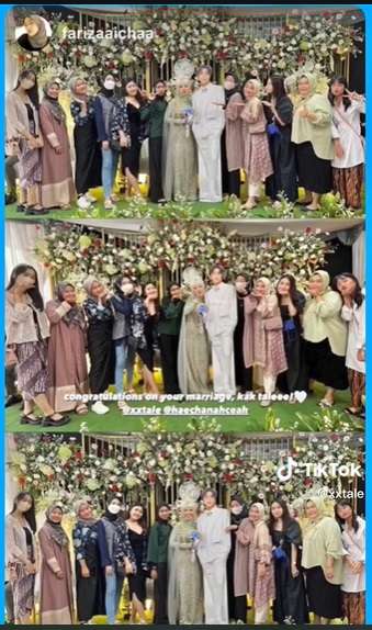 Pengantin Wanita Pajang Foto Cowok Lain di Pelaminan, Ekspresi Sang Suami Jadi Sorotan, Netizen: `Sabar ya Bang`