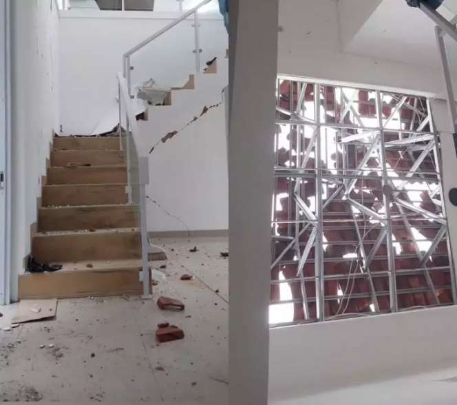 Baru Dihuni 8 Bulan, Rumah Gedongan Ini Hancur Karena Gempa Cianjur, Lihat 11 Potretnya Miris Banget!