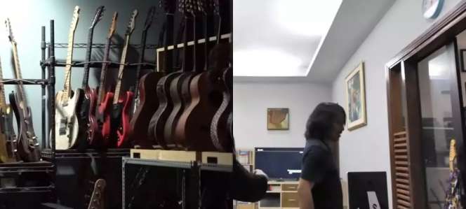 10 Potret Rumah Gitaris Indonesia, Mitha The Virgin Masih Sederhana, Tembok Batu Bata!