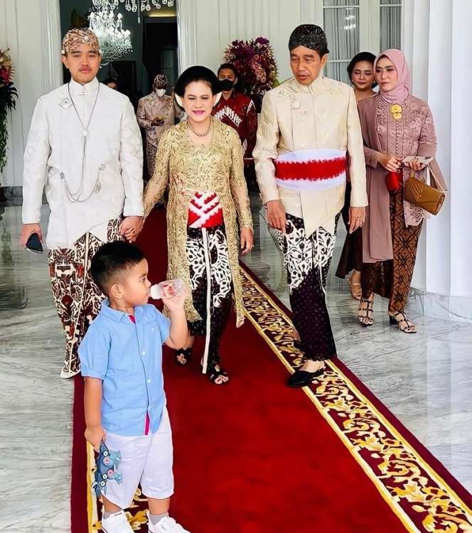 Potret Nahyan 'Ketua dari Medan' Tampil Beda di Nikahan Kaesang-Erina: 'Ada Bocil Pake Kutang doang'