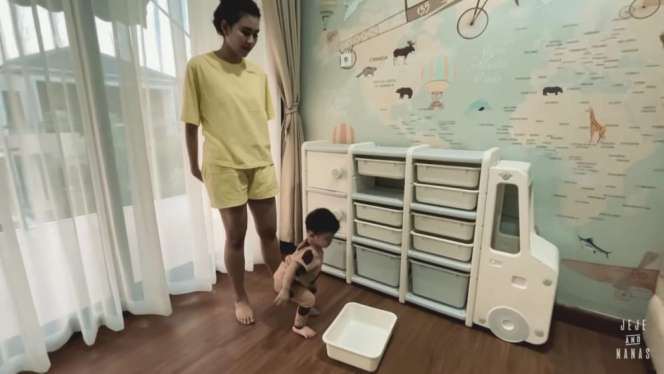 10 Potret Kamar Anak Kembar Syahnaz Sadiqah & Jeje, Bak Istana Boneka, Keren Banget!