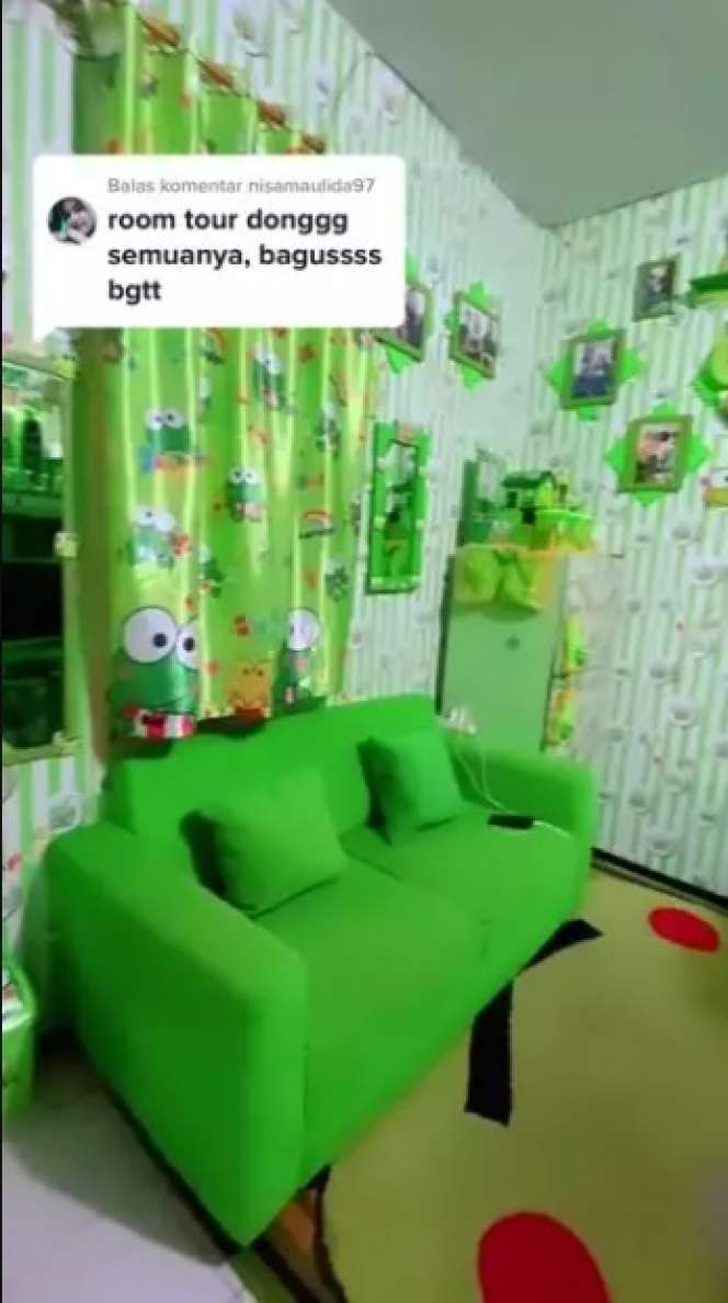Potret Rumah Unik Bertema Keroppi, Isi Dalamnya Bikin Melongo!