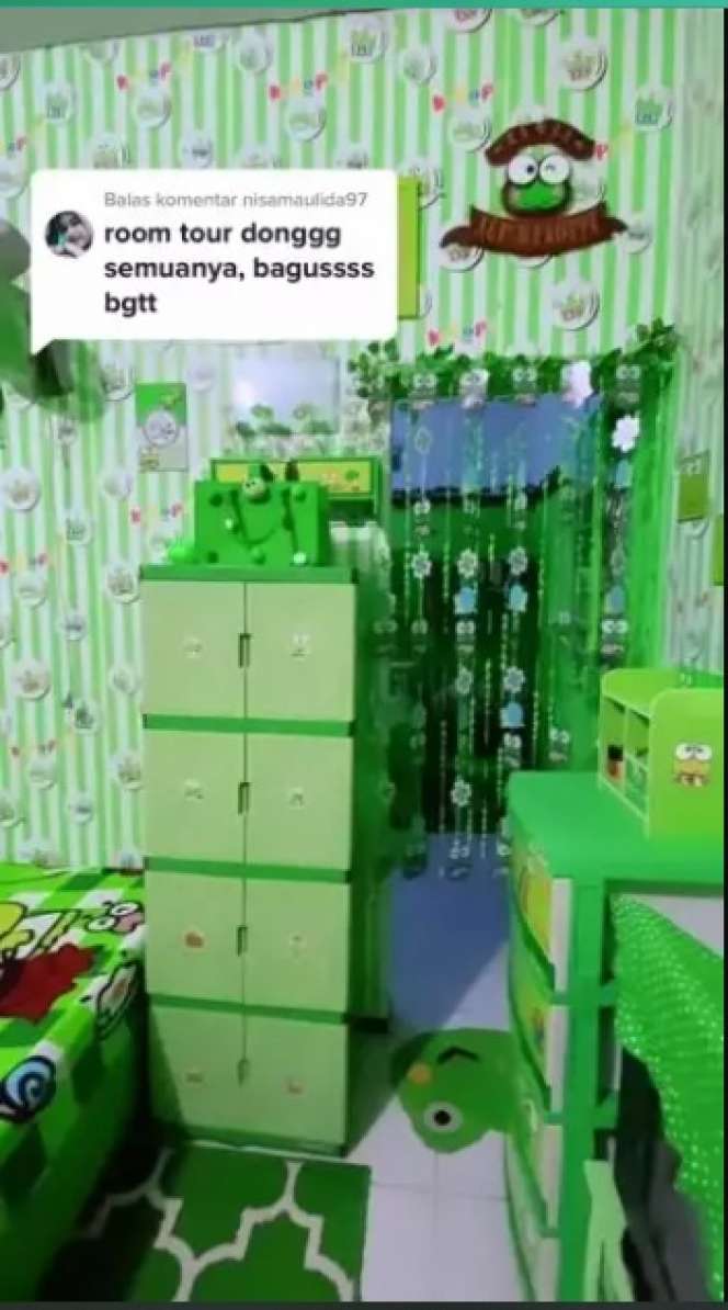 Potret Rumah Unik Bertema Keroppi, Isi Dalamnya Bikin Melongo!