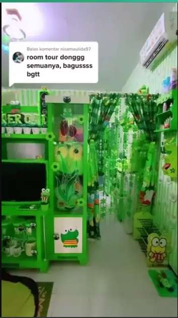 Potret Rumah Unik Bertema Keroppi, Isi Dalamnya Bikin Melongo!