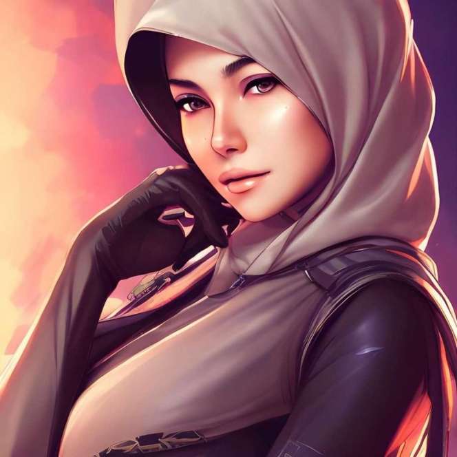 Tampilan Avatar AI Seleb Berhijab, Dinda Hauw Bikin Melongo