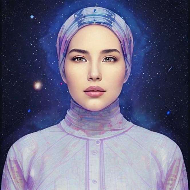 Tampilan Avatar AI Seleb Berhijab, Dinda Hauw Bikin Melongo