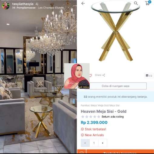 Potret Perabotan Rumah Tasyi Athasyia, Harganya Bikin Kantong Menjerit!
