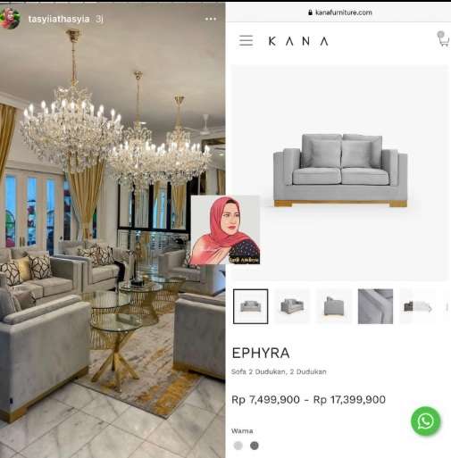 Potret Perabotan Rumah Tasyi Athasyia, Harganya Bikin Kantong Menjerit!