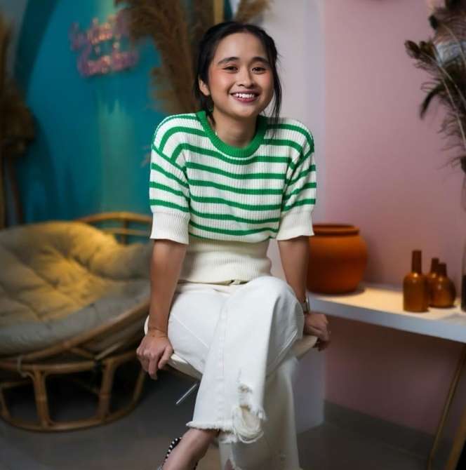 Potret Gritte Agatha yang Jadi Wartawan, Tepis Isu Berhenti dari Dunia Akting