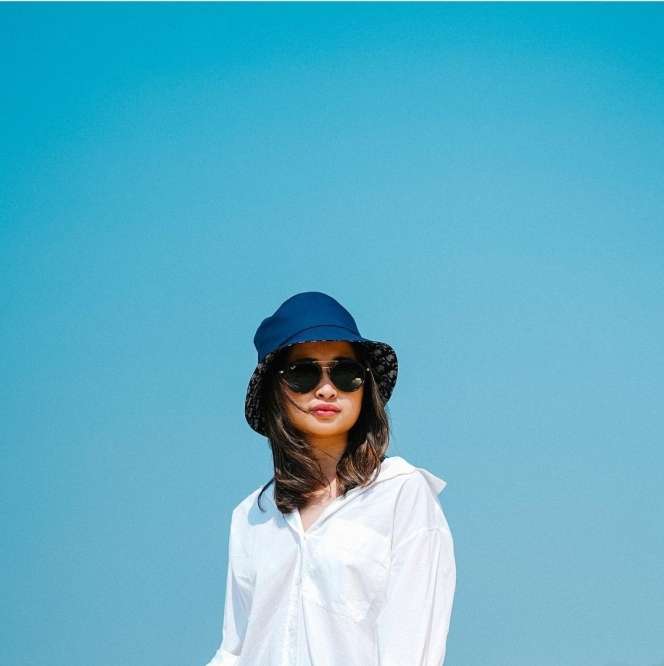 Potret Gritte Agatha yang Jadi Wartawan, Tepis Isu Berhenti dari Dunia Akting