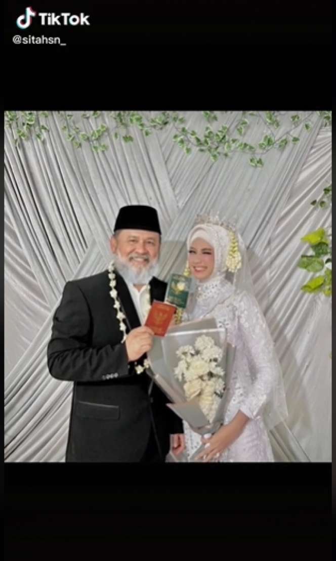 Viral Kakek Tajir Berjenggot Putih Nikahi Gadis Cantik, Wajahnya Jadi Omongan, Netizen: Sugar Daddy!