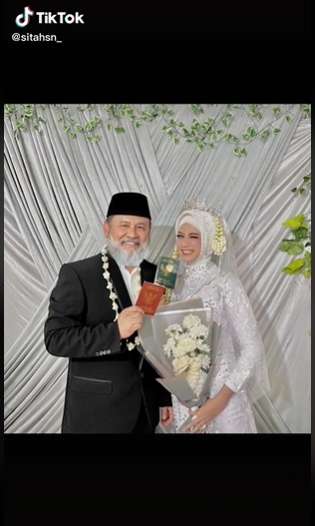 Viral Kakek Tajir Berjenggot Putih Nikahi Gadis Cantik, Wajahnya Jadi Omongan, Netizen: Sugar Daddy!