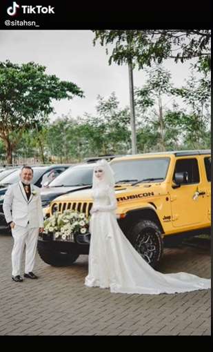 Viral Kakek Tajir Berjenggot Putih Nikahi Gadis Cantik, Wajahnya Jadi Omongan, Netizen: Sugar Daddy!