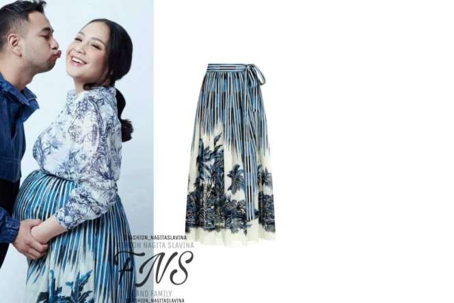 Potret Nagita Slavina Gunakan Rok Panjang, Harganya Bikin Kantong Menjerit!