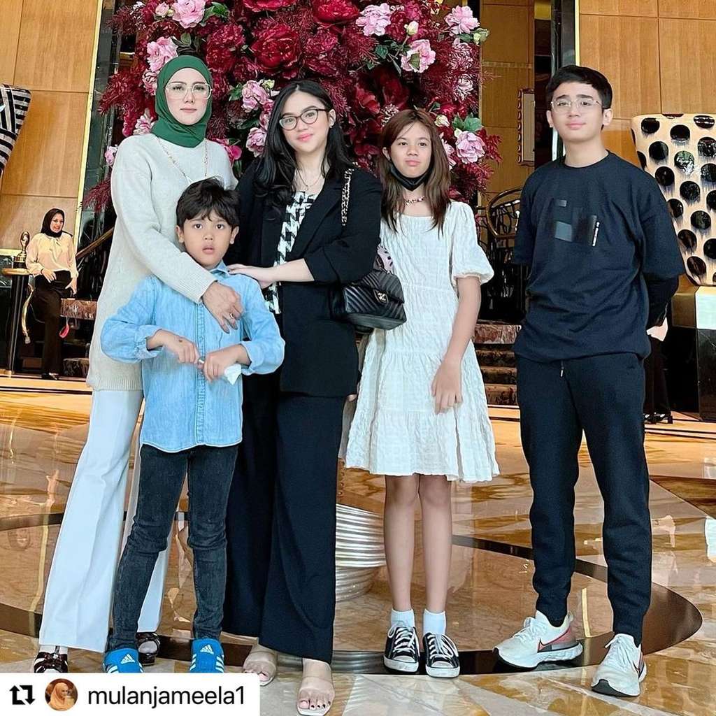 Potret Kedekatan Shafeea Ahmad dan Tiara Anak Mulan Jameela, Tetap Akur Meski Beda Ayah