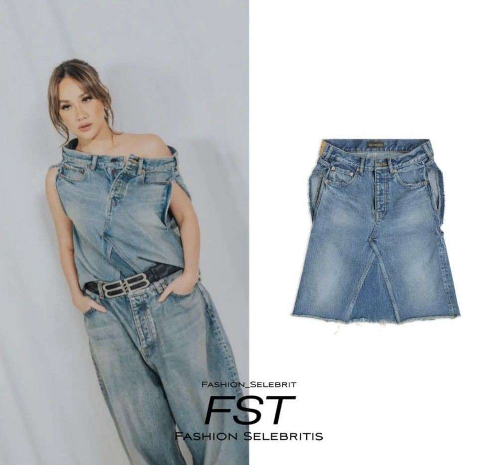 Potret Outfit BCL yang Nyentrik, Baju Menyerupai Celana Jeans Harganya Selangit