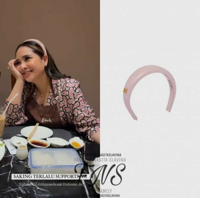Potret Koleksi Ikat Rambut dan Bandana Nagita Slavina, Termurah Rp2 Juta!
