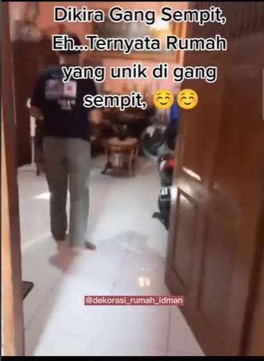 Viral Rumah 2 Lantai Lebarnya Cuma 1 Meter, Dari Luar Mirip Gang Sempit, Dalamnya Bikin Takjub, Lihat 8 Potretnya