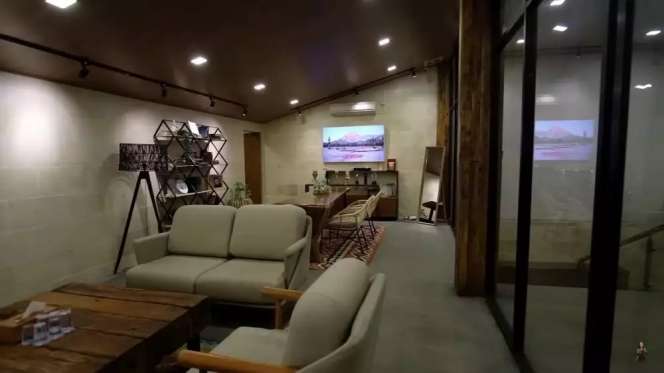 10 Potret Kantor Mewah Baim Wong Hasil Renovasi Rumah Kosong 15 Tahun, Ada Air Terjunnya, Keren Abis!