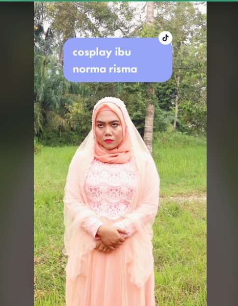 Wanita Ini Cosplay Jadi Ibu Norma Risma, Penampilannya Bikin Pangling, Netizen: `Mirip Banget`