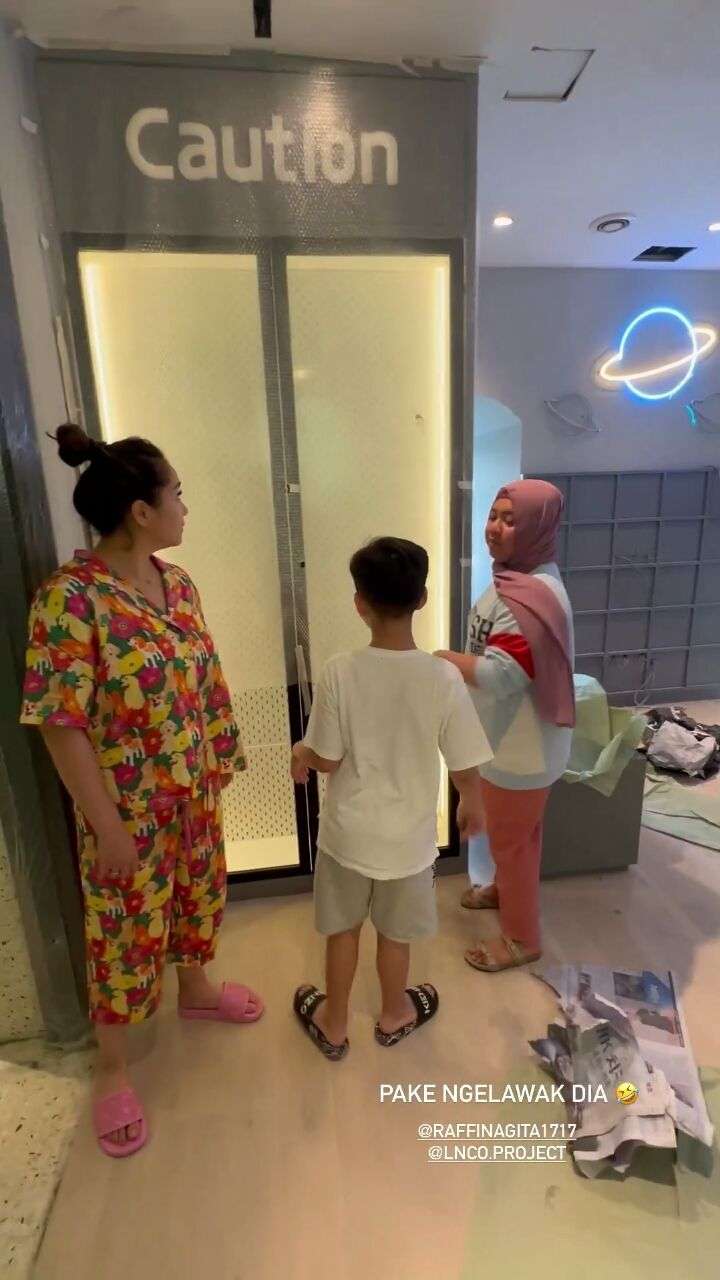 10 Potret Kamar Rafathar & Rayyanza di Rumah Baru, Super Keren, Ada Playground Pribadi Bak Miniatur Dufan!